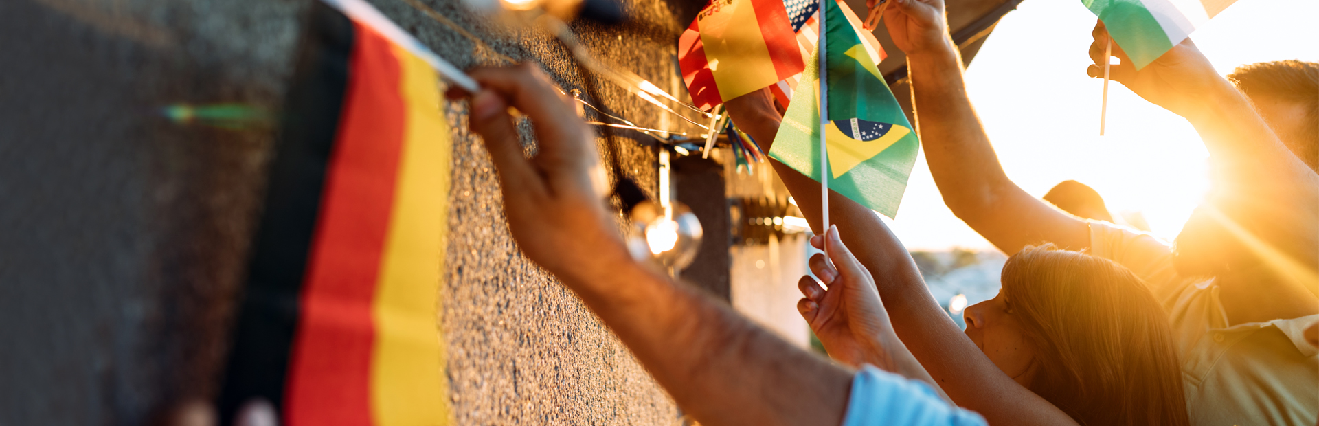 banner internacionalización banderas